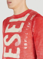 Diesel - K-Atullus-Round Sweater in Red