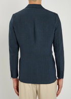 Percival Tailored Linen Blazer Navy