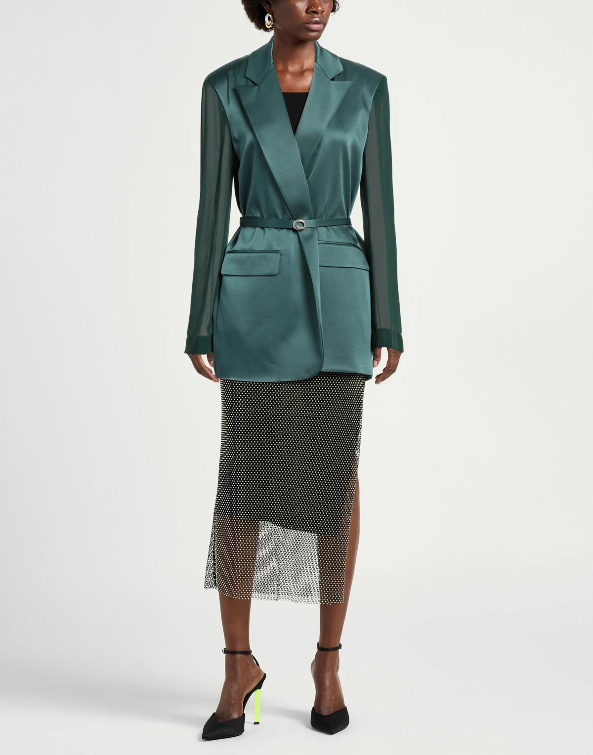 Pinko Womens Blazer in Green