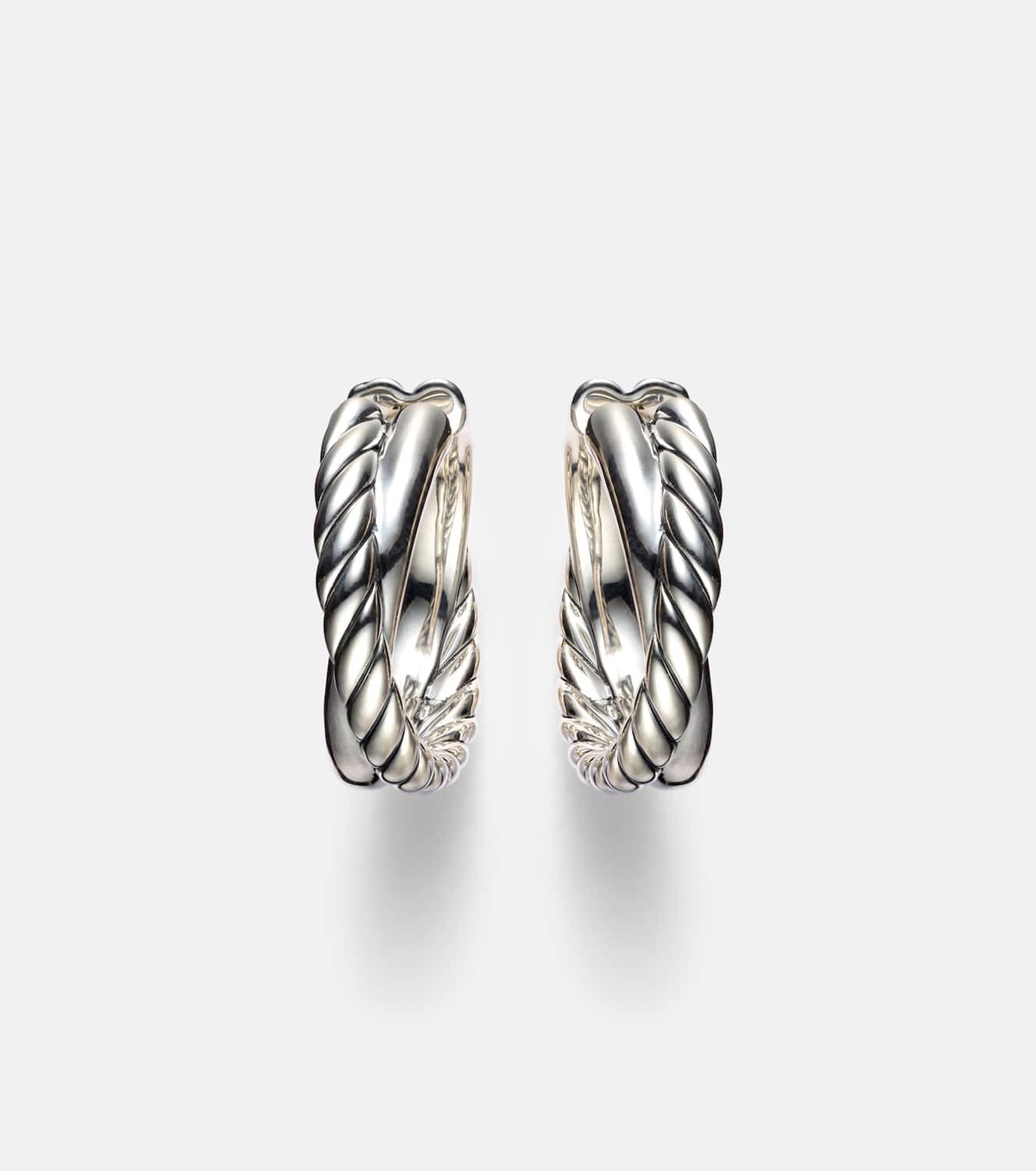 David Yurman Crossover® sterling silver hoop earrings