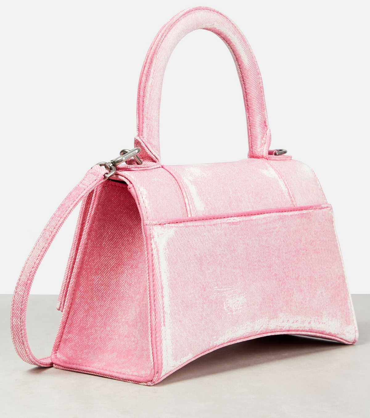 Balenciaga - Hourglass Small printed leather crossbody bag