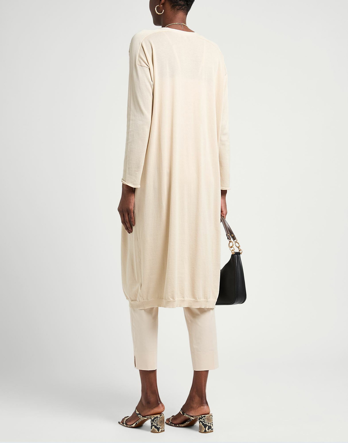 Malo Womens Cardigan in Beige