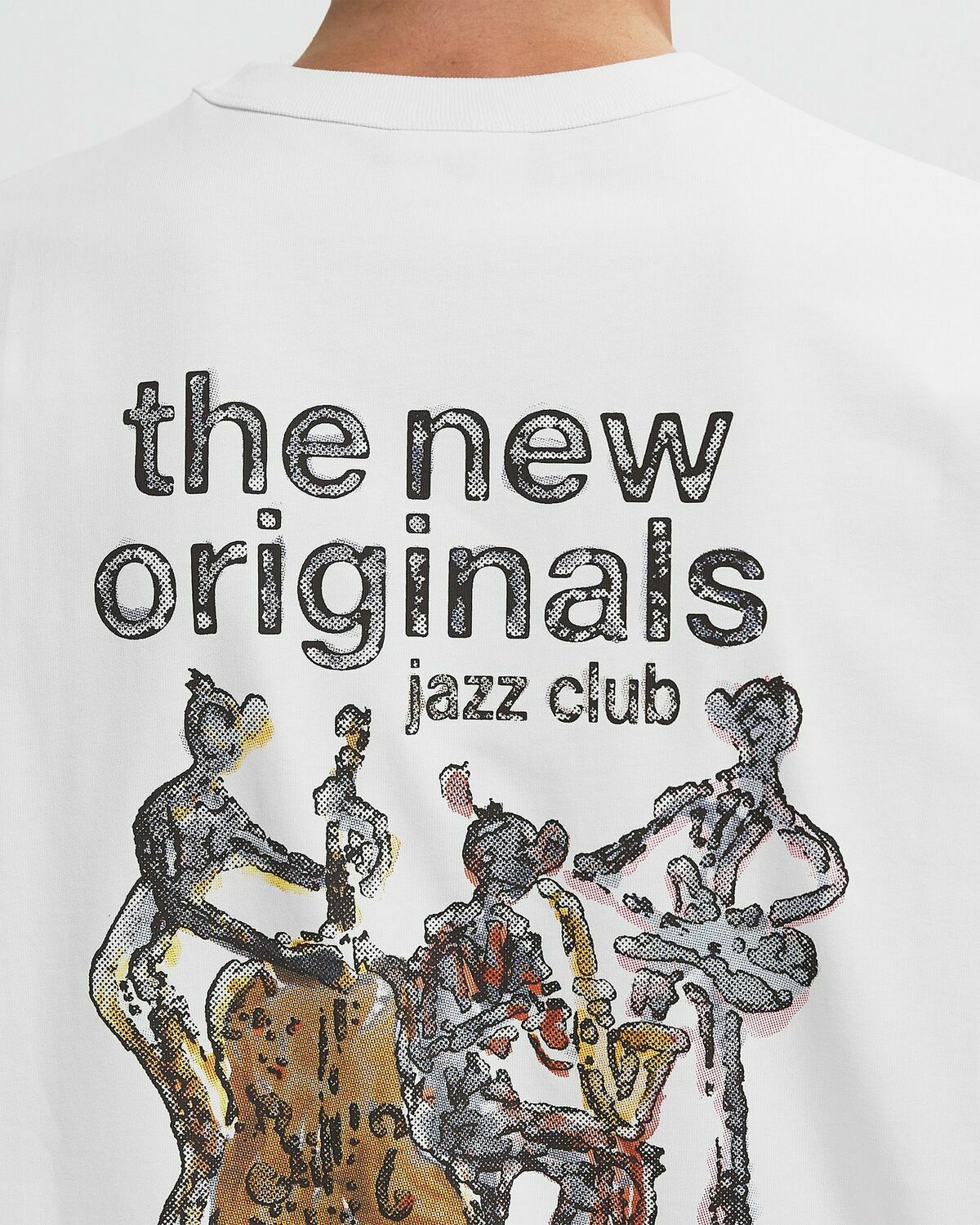 The New Originals JAZZ CLUB TEE White Mens Shortsleefe
