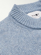 NN07 - Nick 6367 Merino Wool-Blend Rollneck Sweater - Blue