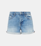 Frame Le Grand Garçon high-rise denim shorts