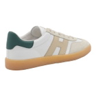 Hogan Green And White Sneakers