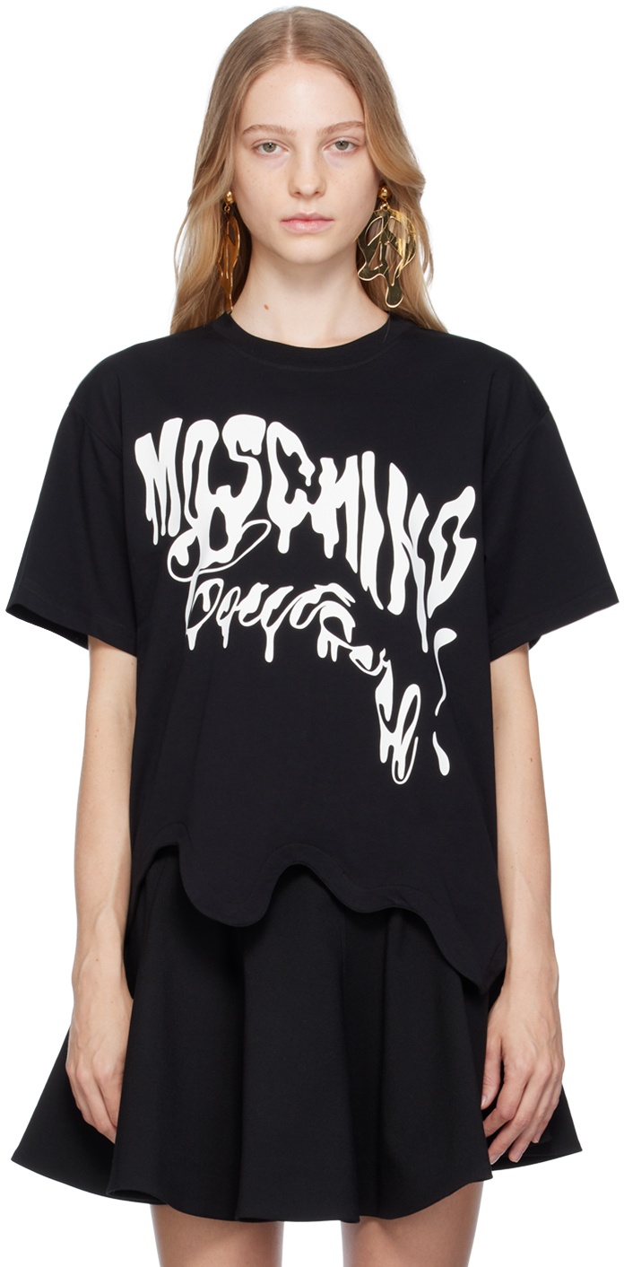 Moschino Black Morphed T-Shirt Moschino