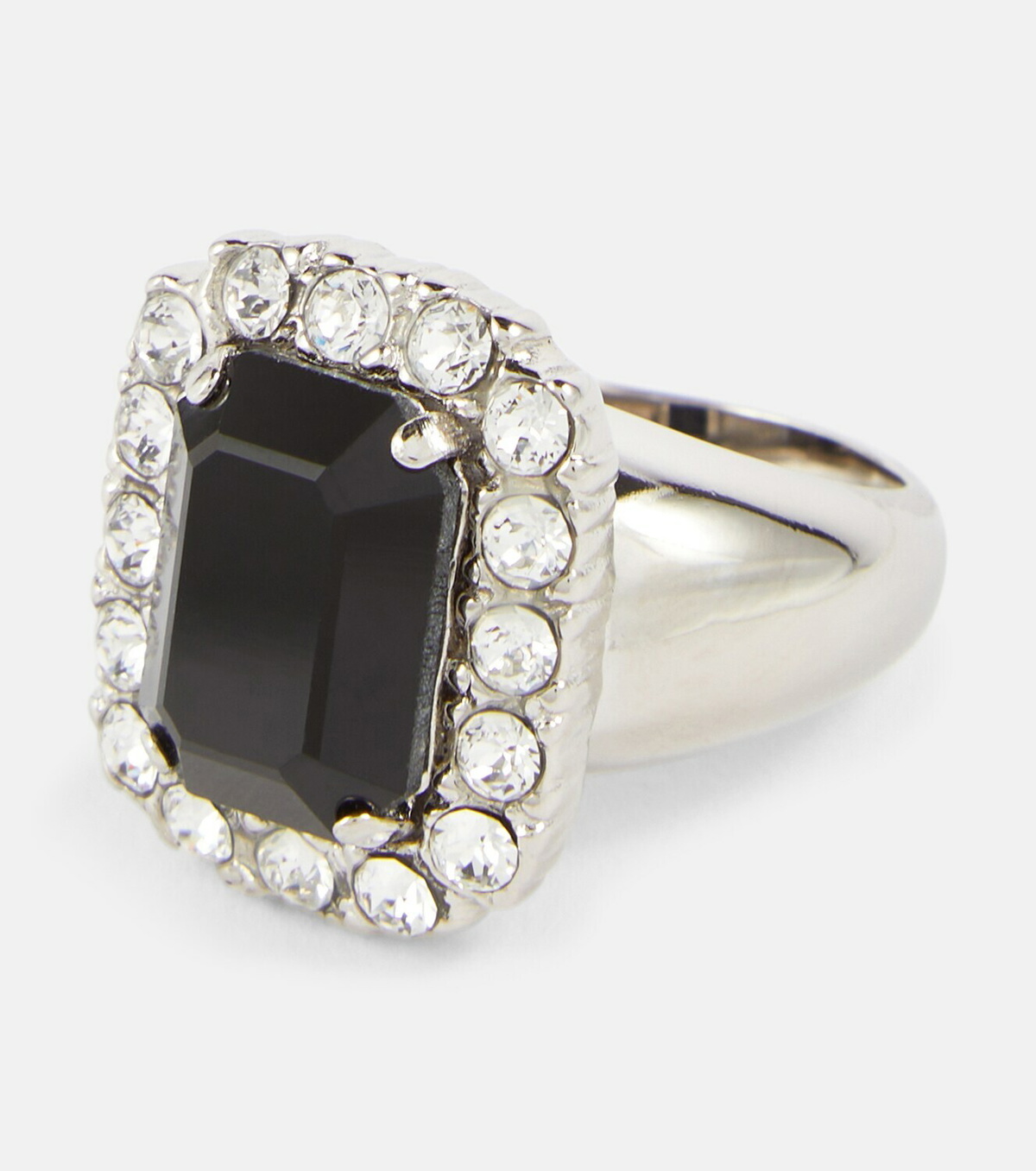 【Saint Laurent】 Embellished ring Saint Laurent - Crystal-embellished ring Saint Laurent