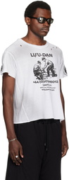 LU'U DAN White Thrash T-shirt