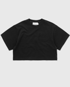 Closed Croppped T Shirt Black - Womens - Shortsleeves