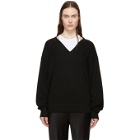 alexanderwang.t Black Bi-Layer Sweater