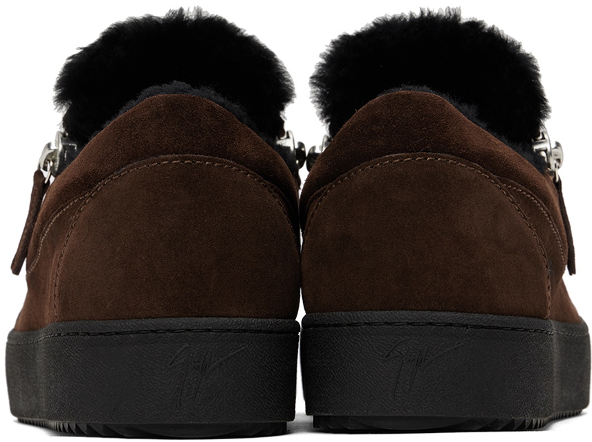 Giuseppe Zanotti Brown Frankie Winter Sneakers