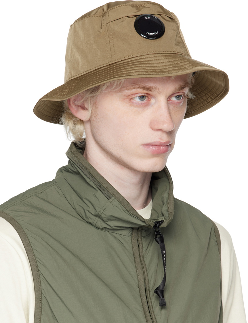 帽子 C.P Company Chrome-R Lens Bucket Hat Cp Company Chrome R Lens Bucket Hat Khaki 683 | ONU
