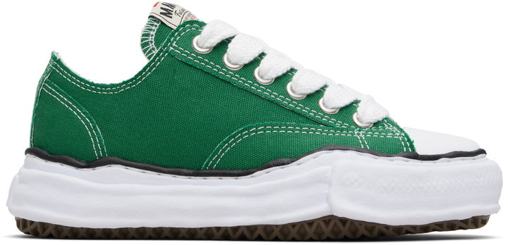 Photo: Maison MIHARA YASUHIRO Green Peterson OG Sole Canvas Low-Top Sneakers