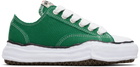 Maison MIHARA YASUHIRO Green Peterson OG Sole Canvas Low-Top Sneakers