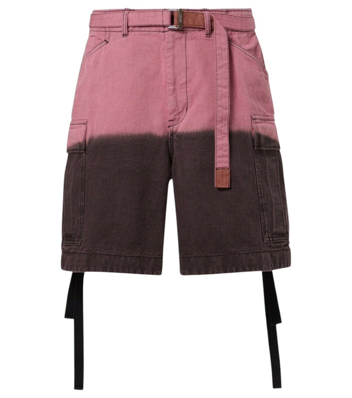 Sacai - Wide-Leg Leopard-Print Faux Fur Shorts - Beige Sacai