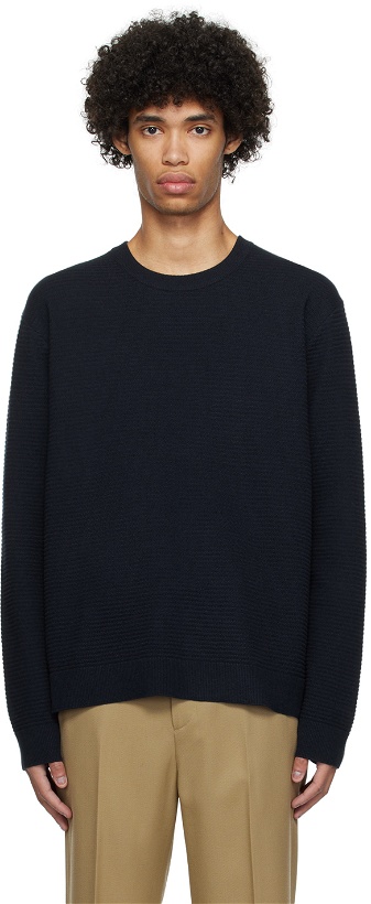 Photo: Solid Homme Navy Crewneck Sweater