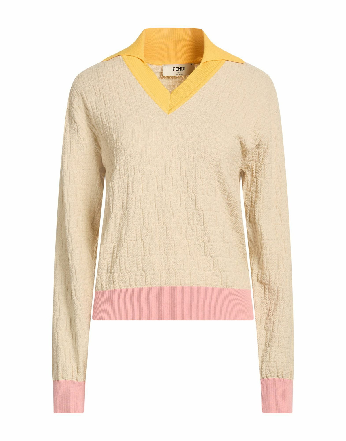 Fendi Womens Sweater in Beige