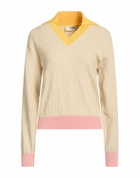 Fendi Womens Sweater in Beige