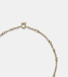 Spinelli Kilcollin Gravity 18kt gold chain necklace with diamond and emerald