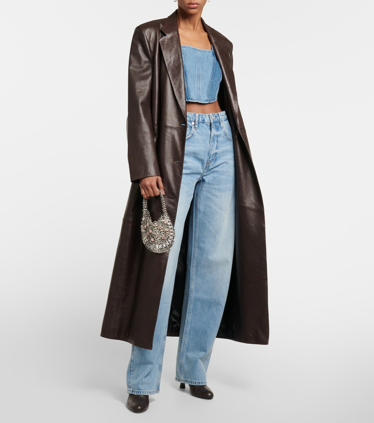 Frame - Denim corset top