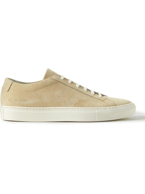 Photo: Common Projects - Achilles Suede Sneakers - Neutrals