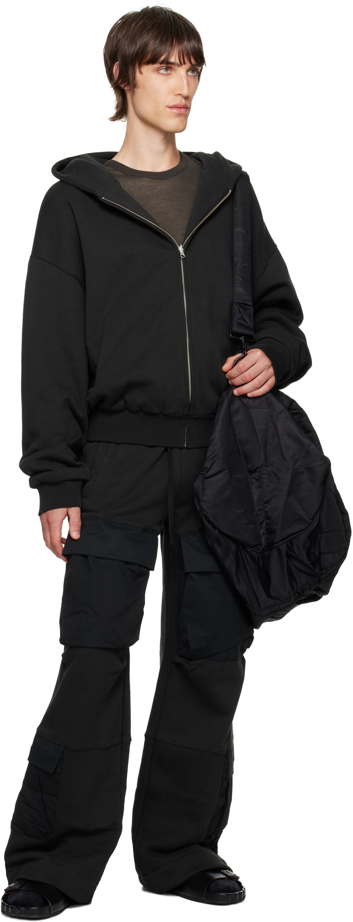 Entire Studios Black Utility Cargo Pants Entire Studios