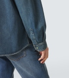 Versace Medusa denim overshirt