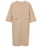 Max Mara - Chieti wool-blend crêpe minidress