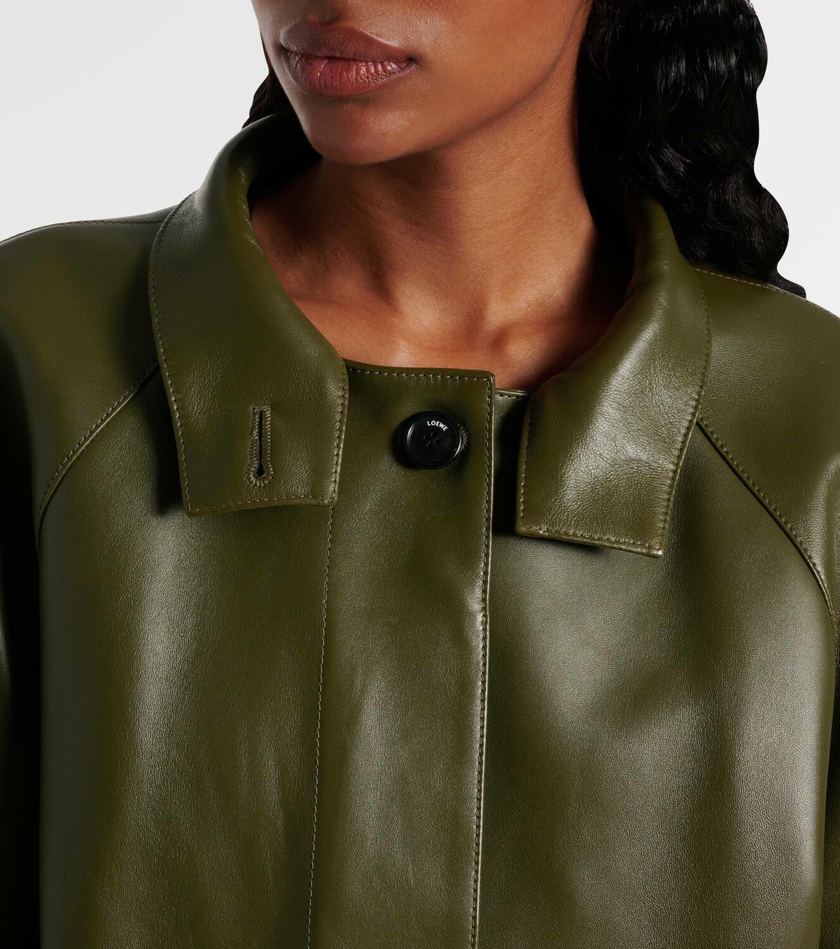 Loewe Anagram leather jacket
