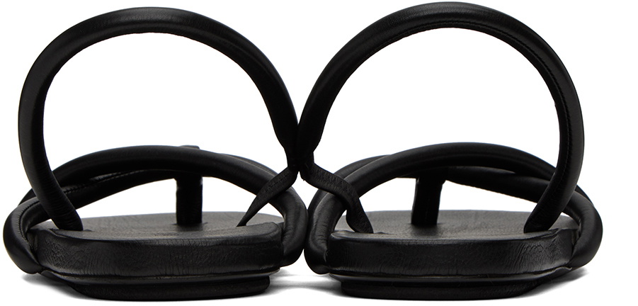 Marsèll Black Spanciata Flat Sandals Marsèll