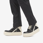 Rick Owens Men's Bumper Geobasket Sneakers in Black/Milk