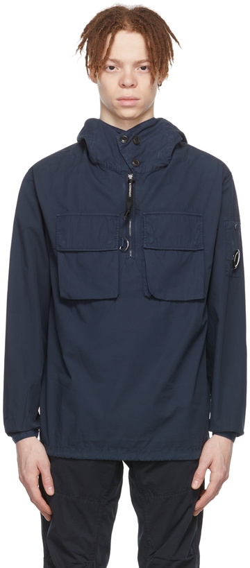 Photo: C.P. Company Navy Cotton Jacket