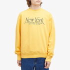 Sporty & Rich Men's NY 94 Sweatshirt in Faded Gold/Navy