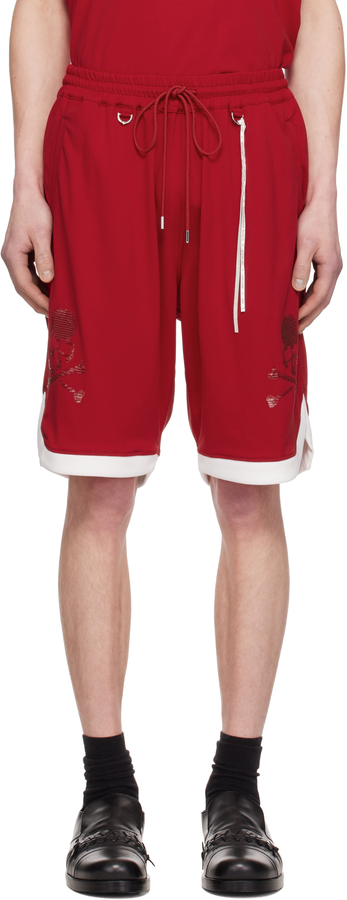MASTERMIND WORLD Red Basket Shorts