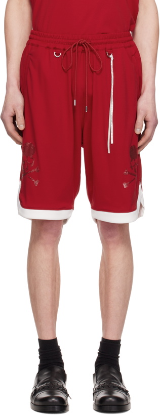 Photo: MASTERMIND WORLD Red Basket Shorts