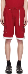 MASTERMIND WORLD Red Basket Shorts