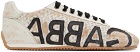 Dolce & Gabbana Off-White Logo Sneakers