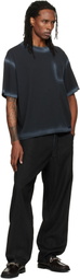 YMC Black Triple Pocket T-Shirt