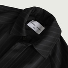 END. x Samsøe Samsøe Men's Saarvo Overshirt in Black Pinstripe