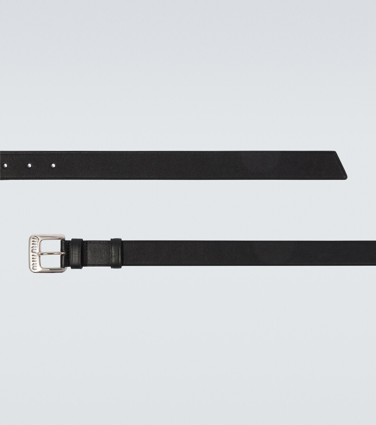 Miu Miu Logo leather belt