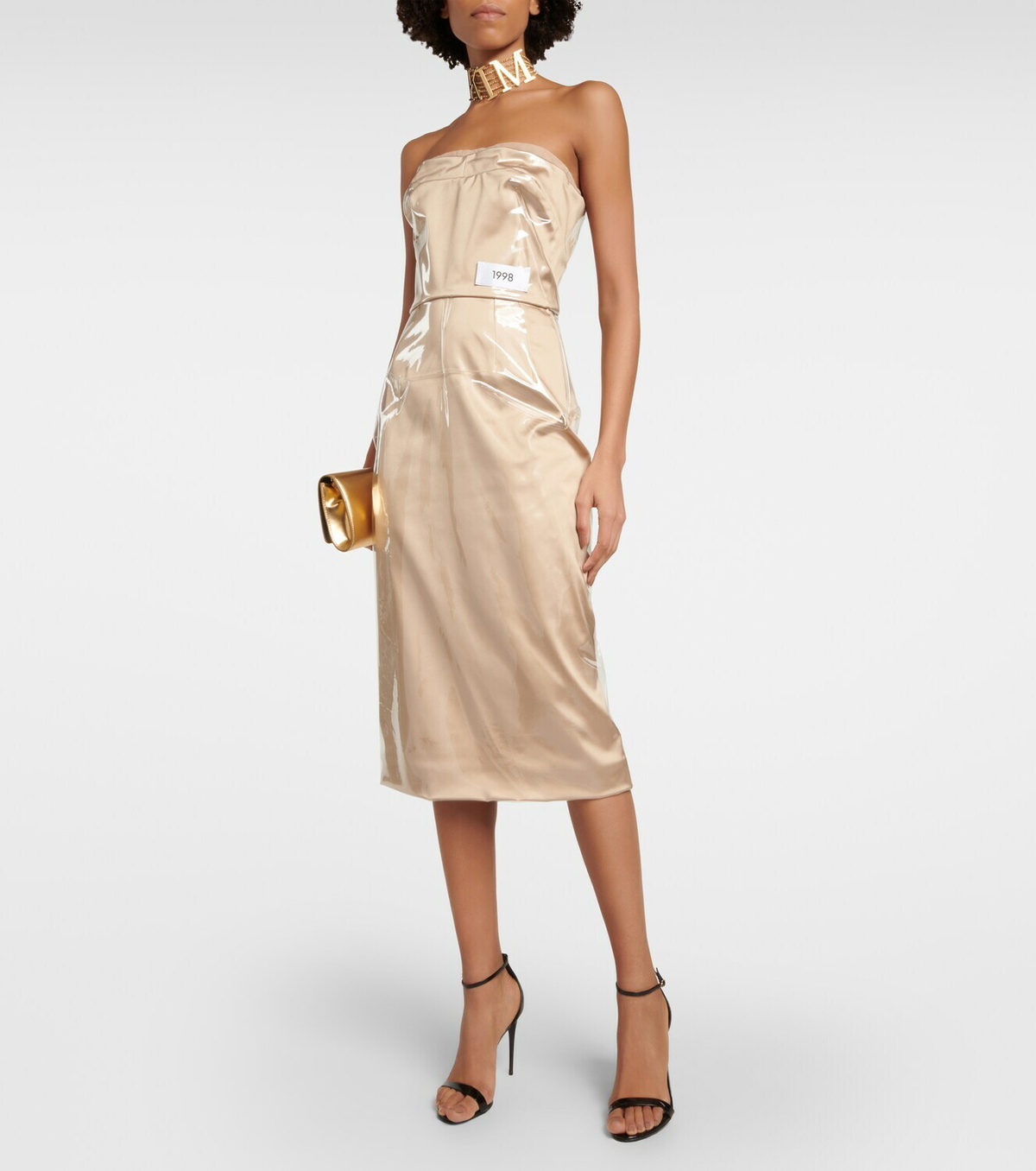 Dolce&Gabbana - x Kim ruched midi dress Dolce & Gabbana
