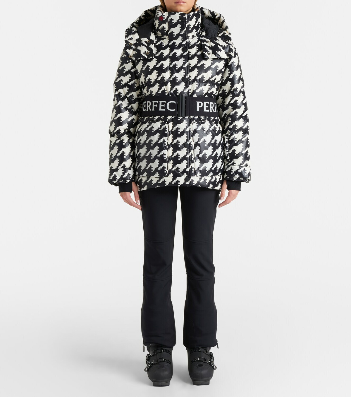 Perfect Moment Cortina houndstooth ski jacket