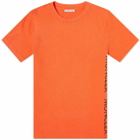 Moncler Men's Taped Seam Logo T-Shirt in Orange