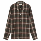 Second/Layer Men's Second Layer Logan Ombre Long Sleeve Check Shirt in Red Check