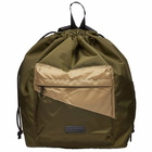 Master-Piece Men's Slant Drawstring Backpack in Khaki