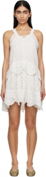SEA NY White Dahlia Tank Minidress