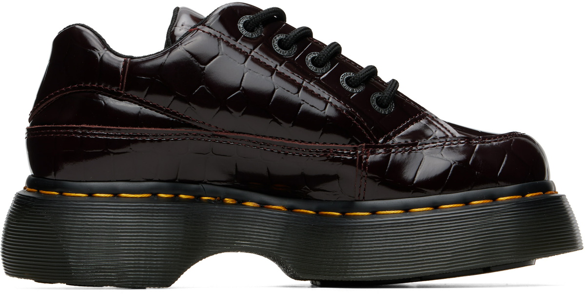 Dr. Martens Burgundy Buzz 5-Eye Derbys