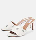 Alaïa Oeillets embellished leather sandals