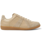 Maison Margiela - Replica Leather and Suede Sneakers - Beige